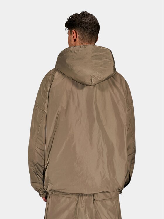 MADE BY SOCIETY MADE BY SOCIETY Kurtka anorak Quiet Street Jacket - J17657 Beżowy Basic Fit
