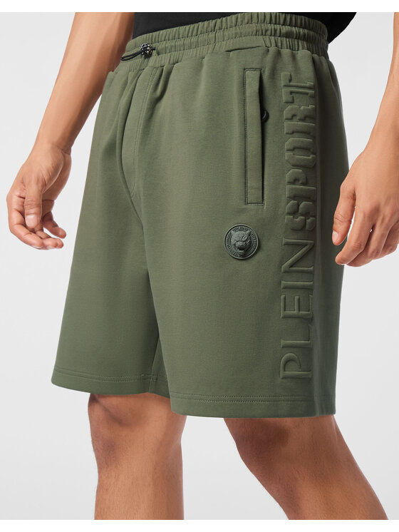 Plein Sport Plein Sport Szorty 28289 Zielony Jogger Fit