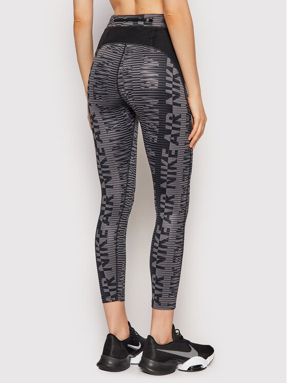 Nike Leggings Air Epic Fast CZ9388 Grigio Tight Fit Modivo