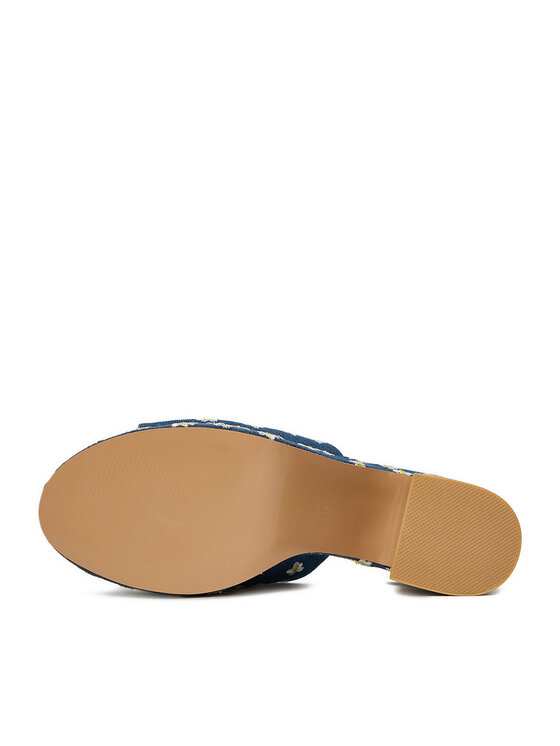 DeeZee DeeZee Pantoletten 6103-3 Dunkelblau