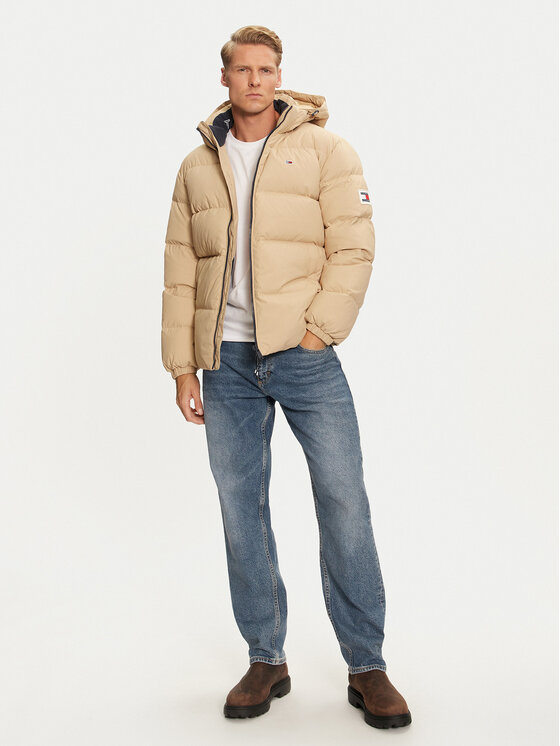 Tommy Jeans Tommy Jeans Giubbotto piumino Essential DM0DM19786 Beige Regular Fit