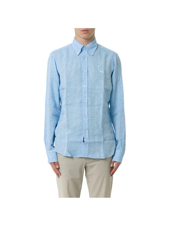 Harmont & Blaine Harmont & Blaine Camicia CRN014010883B Turchese Regular Fit