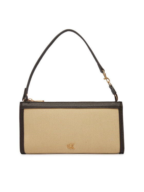 Calvin Klein Calvin Klein Geantă Ck Canvas Convertible Pouch LV04F1126G Bej