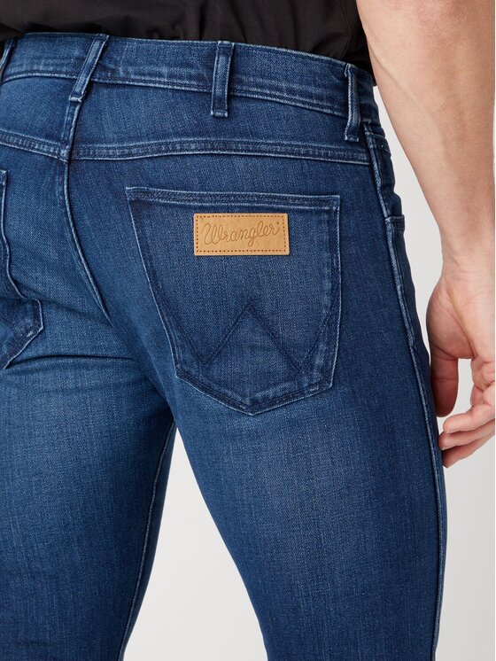 Wrangler Wrangler Jeansy BRYSON Niebieski Skinny Fit
