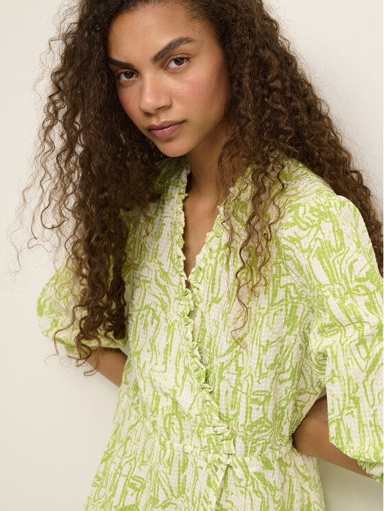 Karen by Simonsen Karen by Simonsen Vestito estivo Helia 10104311 Verde A-Line Fit