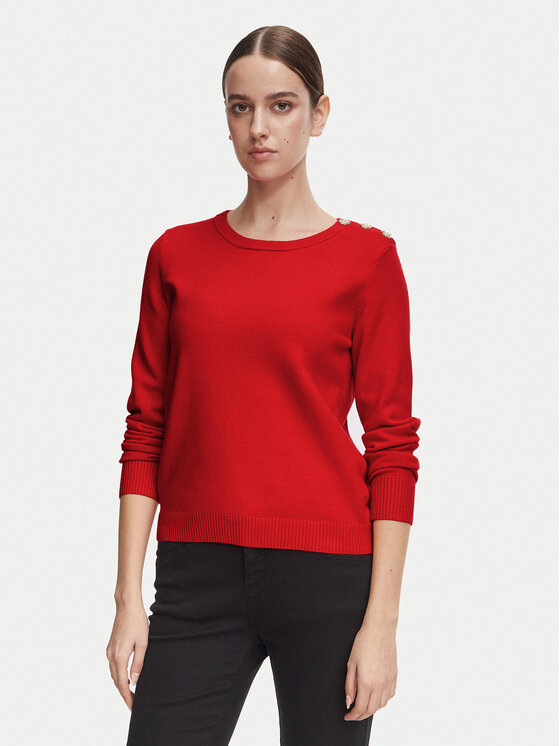 Morgan Bluza 262-MKISSO Rdeča Slim Fit