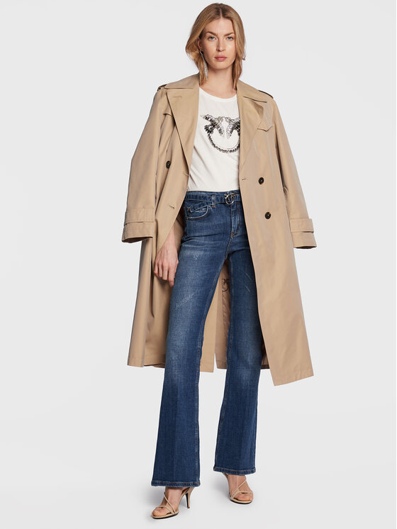 PINKO Pinko Trench 100234 A0IQ Bej Regular Fit