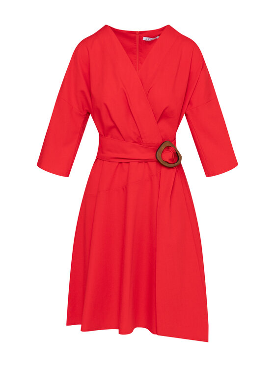 QUIOSQUE QUIOSQUE Letné šaty Quiosque 4UF010601 Červená Regular Fit