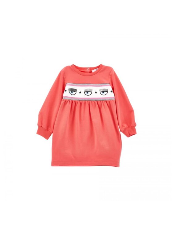 Chiara Ferragni Chiara Ferragni Sukienka letnia 53b900_2010 Różowy Regular Fit