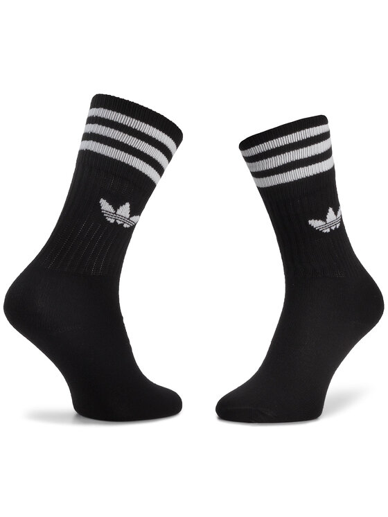 adidas adidas Κάλτσες μακριές Solid Crew Sock S21490 Μαύρο