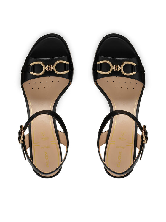 Geox Geox Sandali D Walk Pleasure 85S D55B6A 000TU C9999 Črna