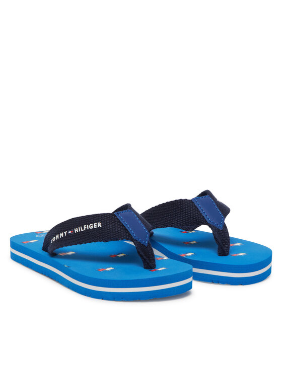 Tommy Hilfiger Tommy Hilfiger Čības uz pirksta T3X8-33909-0058A023 M Zils