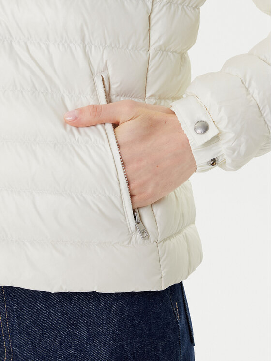 Tommy Hilfiger Tommy Hilfiger Kurtka puchowa WW0WW46788 Écru Regular Fit