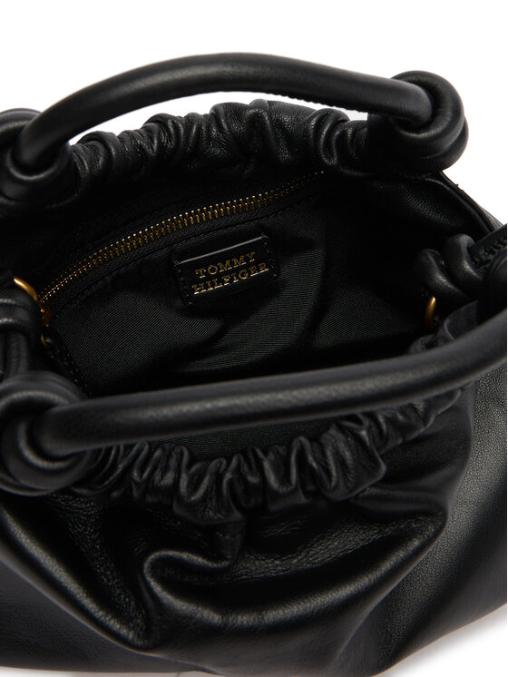 Tommy Hilfiger Tommy Hilfiger Borsetta Th Soft Leather Med Crossover AW0AW18369 Nero