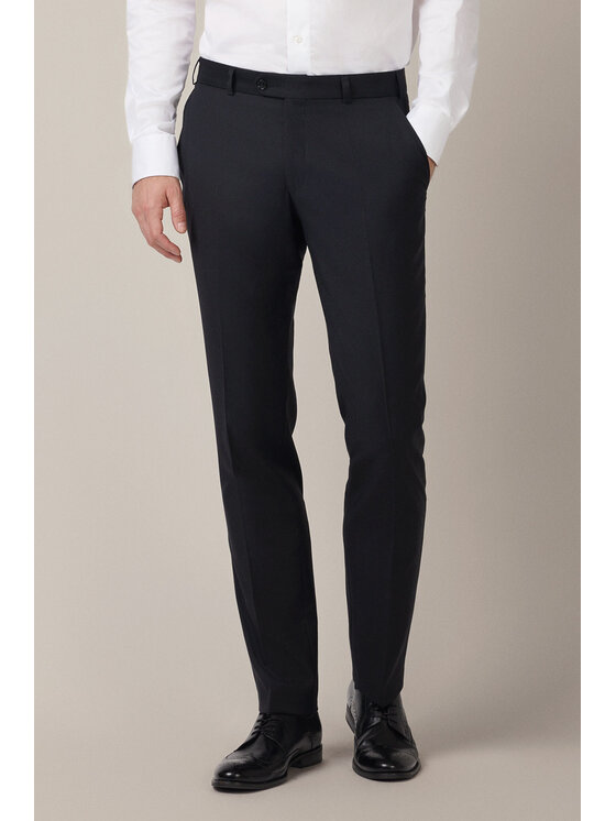 Lancerto Lancerto Spodnie materiałowe FORMAL SP073225000005 Czarny Slim Fit