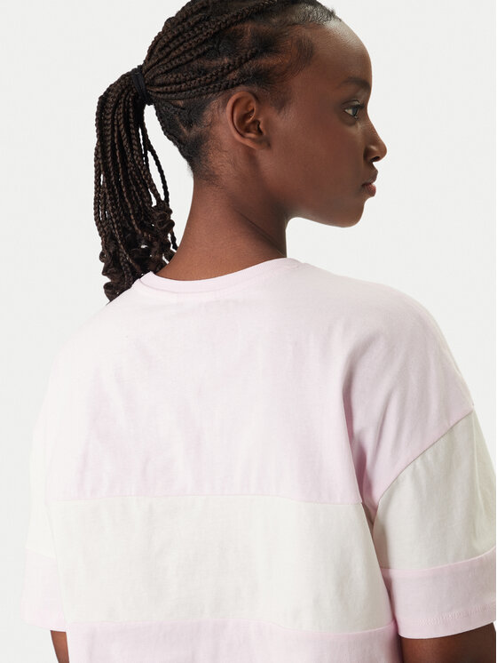 Tommy Jeans Tommy Jeans T-shirt Badge Colour-Blocked DW0DW18706 Ružičasta Oversize