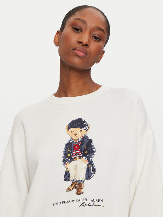 Polo Ralph Lauren Polo Ralph Lauren Μπλούζα 211947947001 Λευκό Relaxed Fit