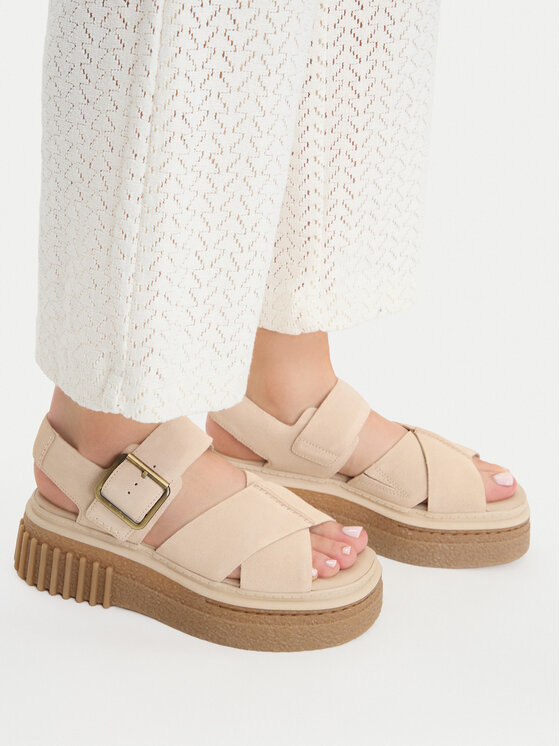 Clarks Sandale Evamar Wish 26181202 Bej