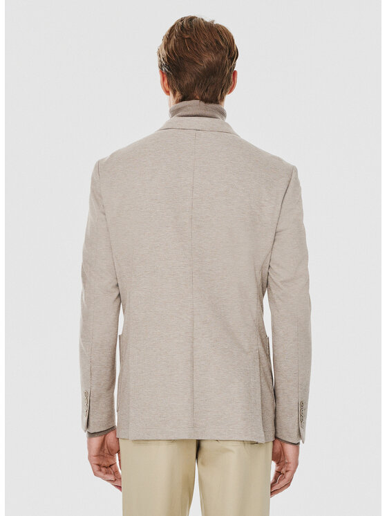 Pako Lorente Pako Lorente Marynarka P24WF-3X-010 Beżowy Slim Fit