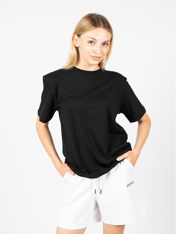 Silvian Heach Silvian Heach T-Shirt PGP21757TS Černá Oversize