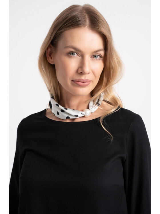 CLICK CLICK Bluzka 10-7004 Czarny Comfortable Fit