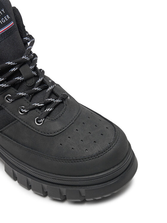 Tommy Hilfiger Tommy Hilfiger Μποτίνια Lace-Up Bootie T3X5-33707-1492 S Μαύρο