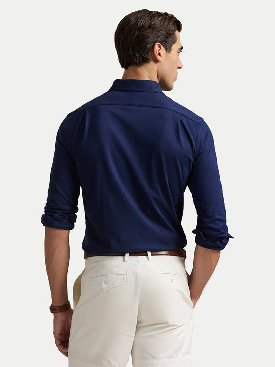 Polo Ralph Lauren Polo Ralph Lauren Cămașă 710899386003 Bleumarin Slim Fit