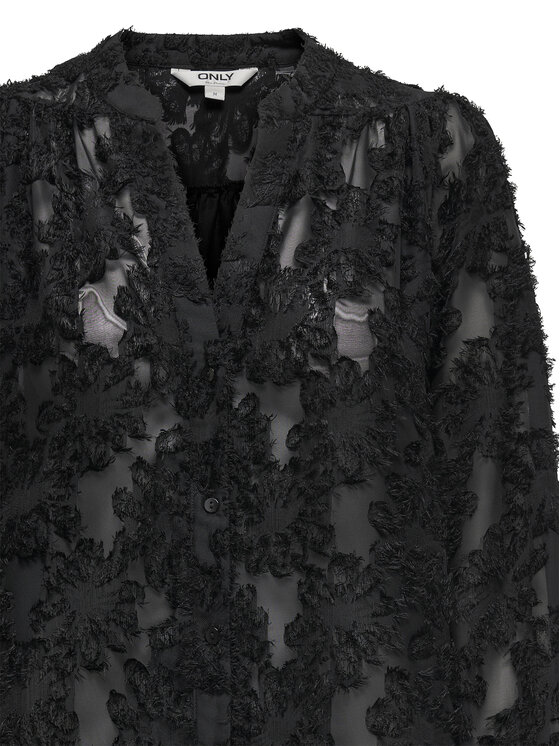 ONLY ONLY Majica Korsa 15360837 Crna Oversize