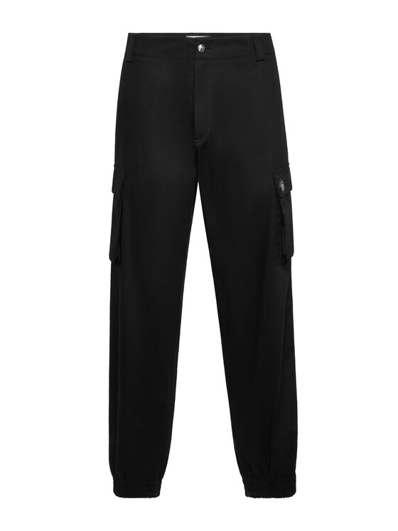 PHILIPP PLEIN PHILIPP PLEIN Spodnie cargo 26125 Czarny Cargo Fit