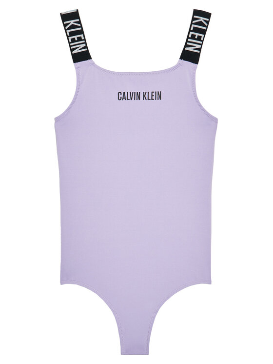 Calvin Klein Swimwear Strój kąpielowy G80G800403 Fioletowy