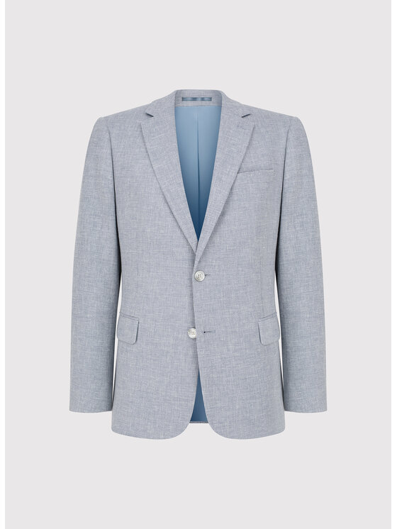 Pako Lorente Pako Lorente Marynarka P26SF-3X-019 Niebieski Slim Fit