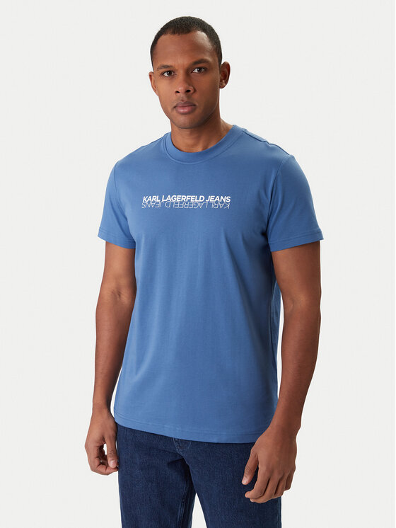 Karl Lagerfeld Jeans Karl Lagerfeld Jeans T-Shirt B1M17063 Blau Regular Fit
