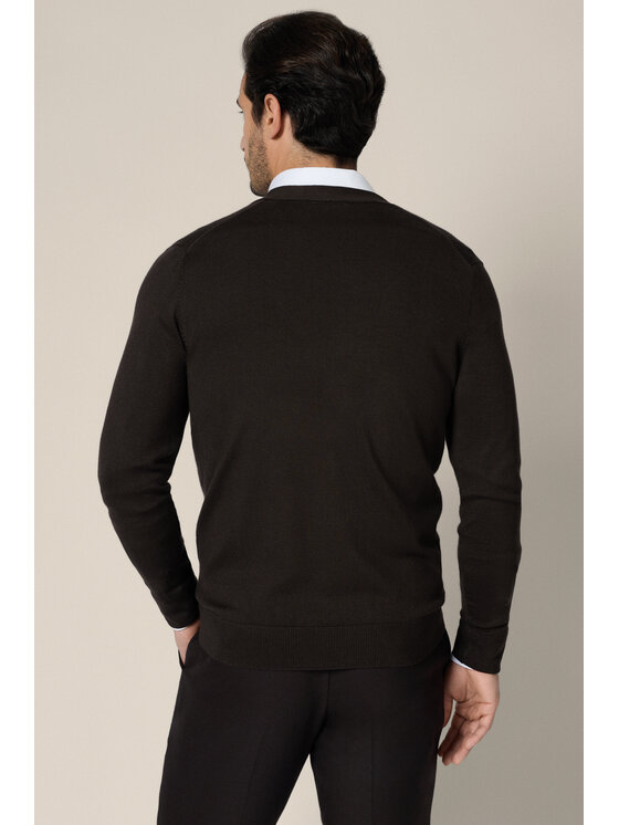 Lancerto Lancerto Kardigan Elva SW073225000049 Brązowy Regular Fit