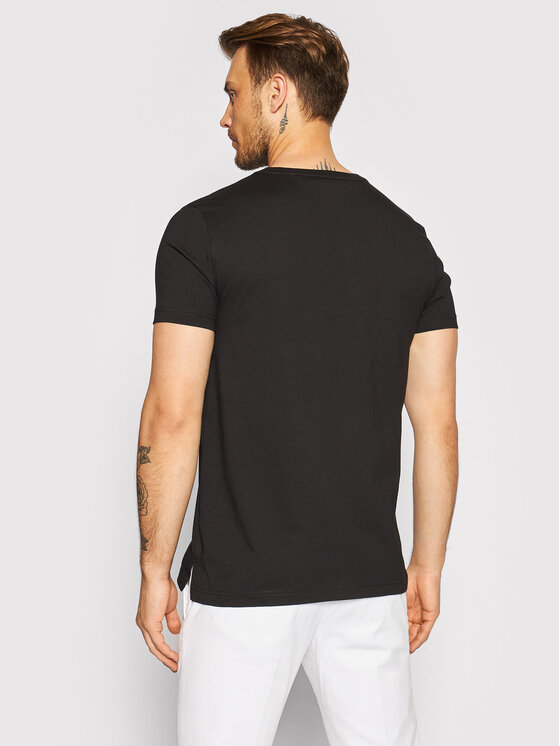 Tommy Hilfiger Tommy Hilfiger T-Shirt Classic Pocket MW0MW19230 Czarny Regular Fit