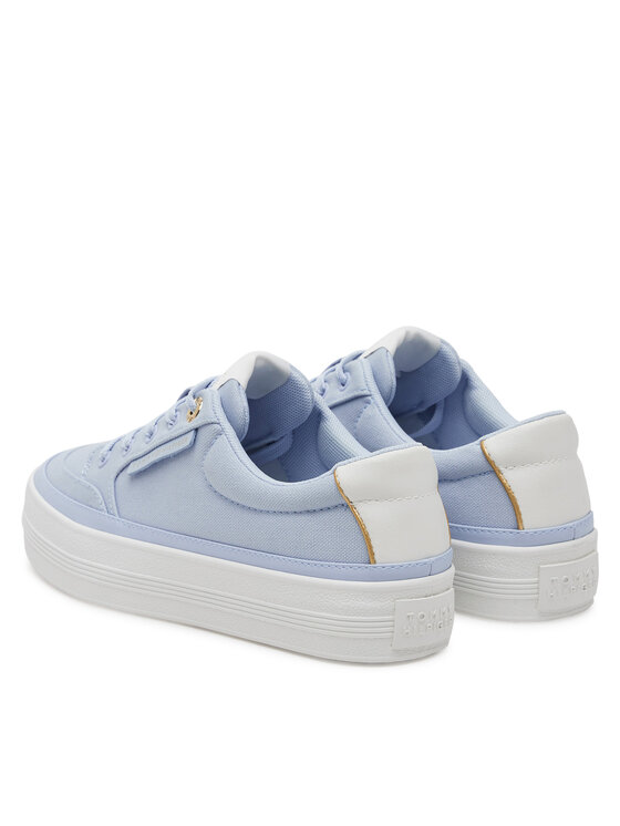 Tommy Hilfiger Tommy Hilfiger Sneakers Essential Vulc Textile Sneaker FW0FW08323 Albastru