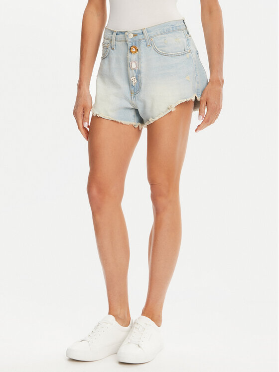 ViCOLO Pantaloncini di jeans DD5096 A Blu Regular Fit, taglia : L