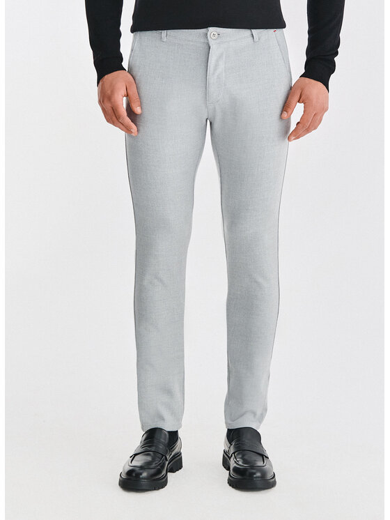Pako Lorente Pako Lorente Spodnie materiałowe P25WF-WX-006 Szary Slim Fit