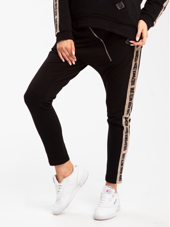 Look Made With Love Look Made With Love Spodnie dresowe Look834 Salsa Czarny Baggy Fit