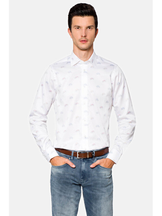 Lancerto Lancerto Koszula Marisol KO073120000016 Kolorowy Slim Fit