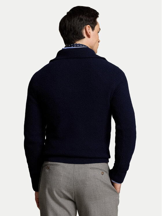 Polo Ralph Lauren Polo Ralph Lauren Πουλόβερ 710941101001 Σκούρο μπλε Regular Fit