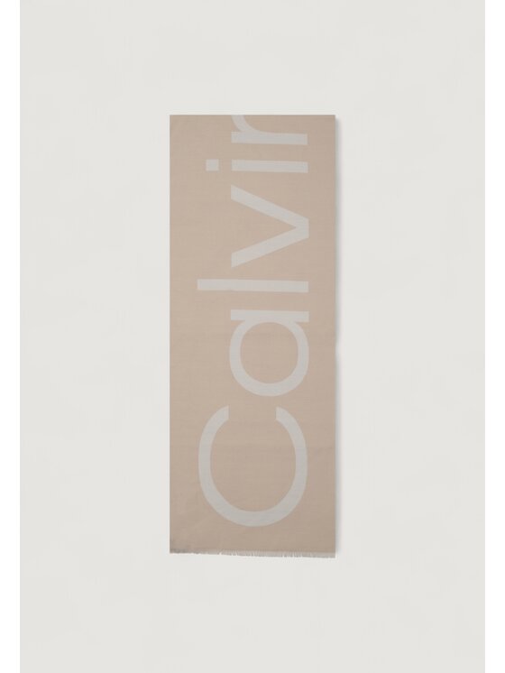 Calvin Klein Calvin Klein Sciarpa BLD LG 2 TNS WL BLND Beige
