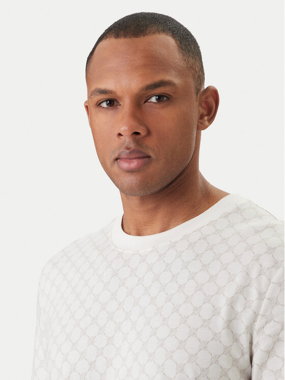 JOOP! JOOP! T-shirt Victormanuel 30101945 Écru Regular Fit