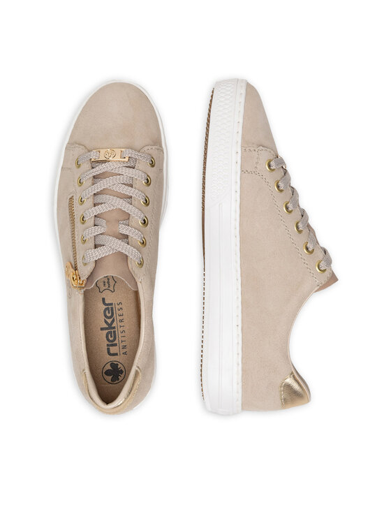 Rieker Rieker Sneakersy L59L1-60 Beżowy