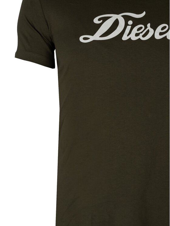 Diesel Diesel T-Shirt A10654-RGRAI Zielony Regular Fit