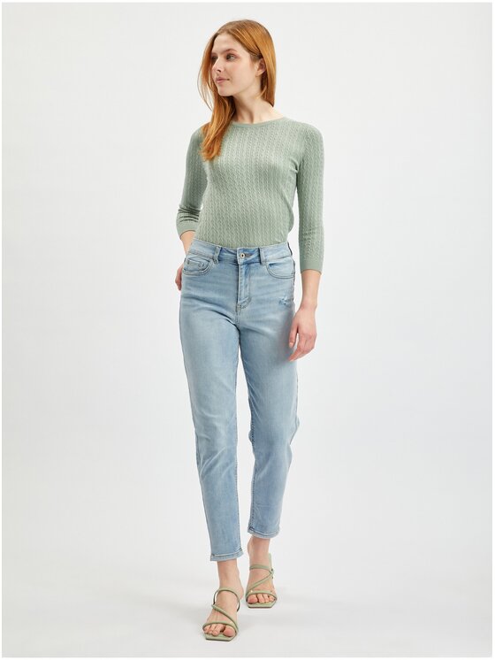Orsay Orsay Jeansy 314090-547000__32 Niebieski Mom Fit