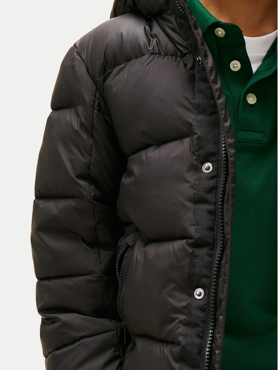 Tommy Hilfiger Tommy Hilfiger Зимно яке KB0KB10093 S Черен Regular Fit
