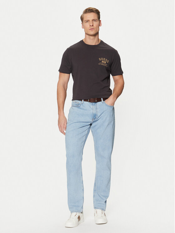 Guess Jeans Guess Jeans Traperice M4YA1C D5DM1 Plava Slim Fit