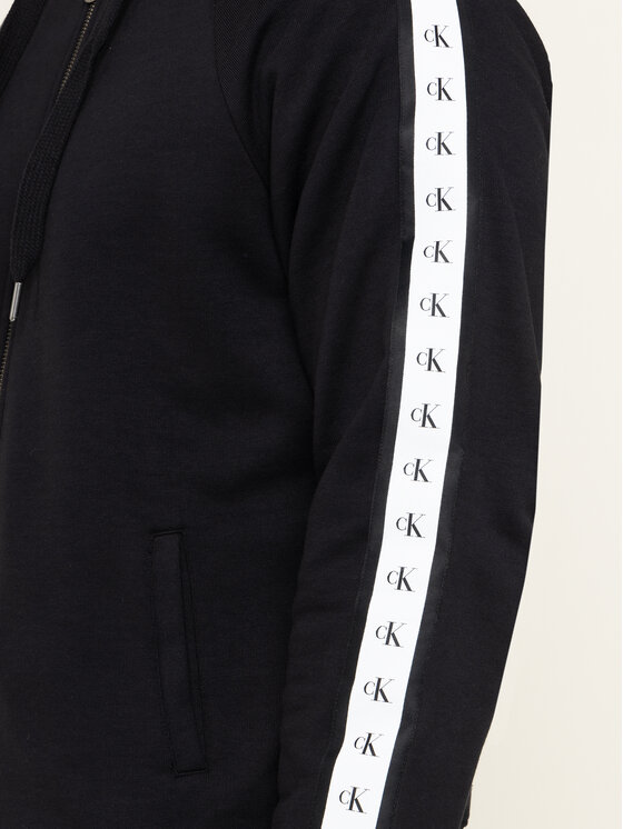 Calvin Klein Jeans Sweatshirt Monogram J30J313211 Schwarz Regular 