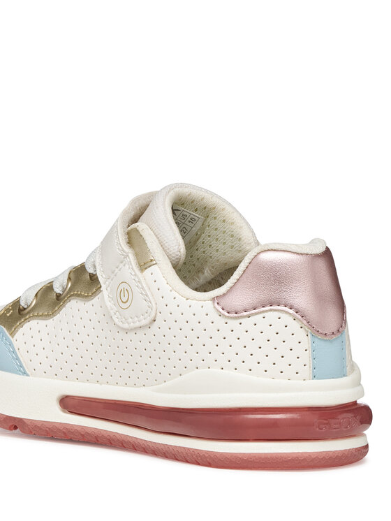 Geox Geox Sneakersy J Sketlite Girl J65NWA 054AJ C1Z8W D Biały