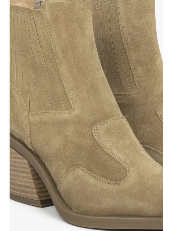 Estro Estro Kovbojská obuv ER00114523 Béžová